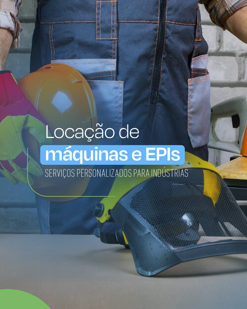 Locação de Máquinas e EPIs